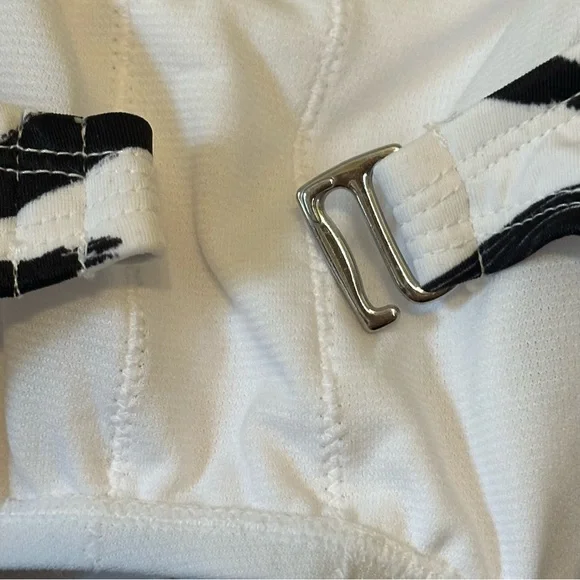 Beach Betty Zebra Print One Piece Swim Suit Sz Medium New NWT - Picture 6 of 9